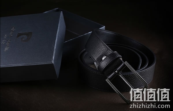 皮尔卡丹男士针扣皮带