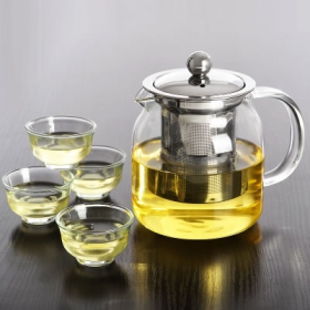 耐热玻璃茶壶700ml （1壶+4杯）