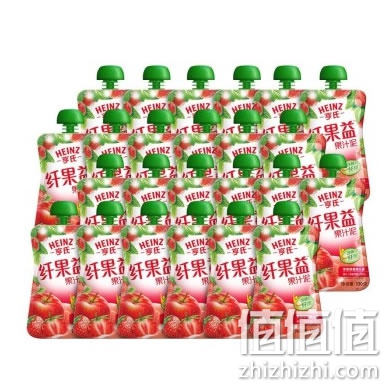 亨氏苹果草莓果汁泥