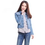 人云皇品 女士修身短款夹克长袖外套