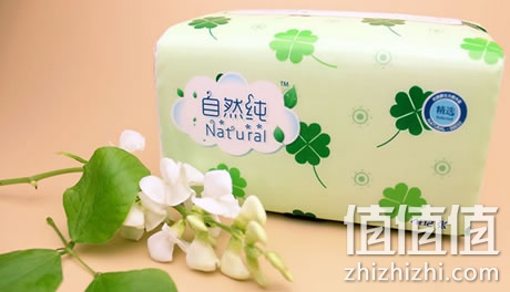 自然纯无香婴儿家庭装纸巾