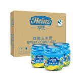 亨氏（Heinz）一段甜嫩玉米泥 113g*12瓶 亚马逊中国