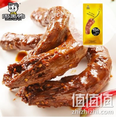 周黑鸭单整根装鸭脖
