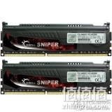G.SKILL 芝奇 SNIPER F3-2400C11D-8GSR DDR3台式内存（4G*2、2400）