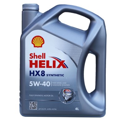 Shell 壳牌 Helix HX8 小灰壳全合成润滑油 5W-40  4L装 256元