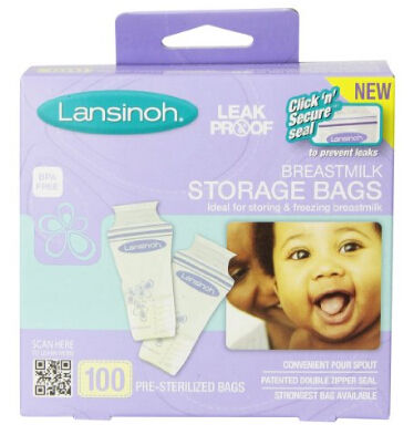 销量第一！Lansinoh 母乳储存袋 180ml 100只 海外购到手价123.17元