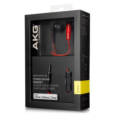 AKG爱科技 K328入耳式耳麦 180元 新低包邮