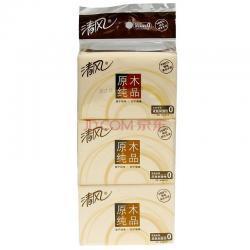 1.95元   凑单佳品！清风（APP） 袖珍面纸 原木纯品 3层8张9包装 1.95元  （3.9元 ，200-100 ）