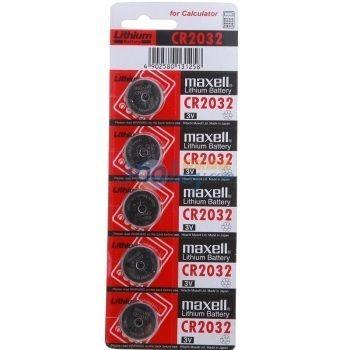 麦克赛尔（Maxell） CR2032 1B*5 锂氧化锰扣式5粒卡装电池 银色 澎湃动力 随心掌握 10元