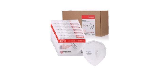 Honeywell美国霍尼韦尔 KN95呼气阀口罩 25只 89元 包邮