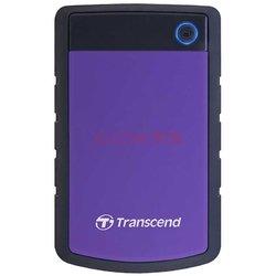 739.9元  创见（Transcend） StoreJet 25H3P军规抗震移动硬盘 USB3.0 2TB