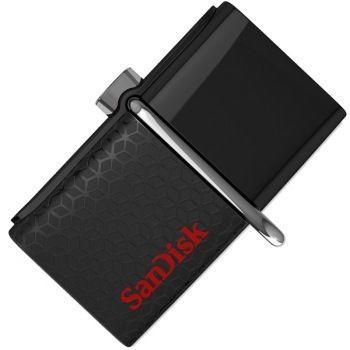 闪迪（SanDisk) 至尊高速 OTG 32GB USB3.0 U盘,读130MB/秒,（micro-USB 和 USB双接口） 99元 （109-10 ）