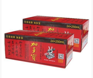 限华南：JDB 加多宝 凉茶250ml*24 49.8（买1送1）