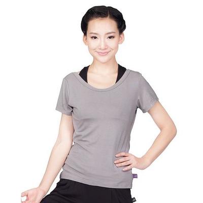 PIERYOGA 皮尔瑜伽 31317 春夏瑜伽服（单件上衣）浅灰 39.9元