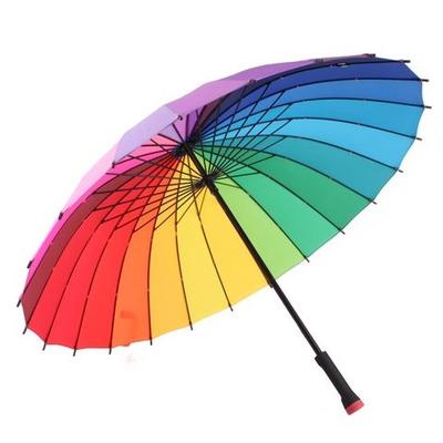 雨印 24骨 彩虹伞晴雨两用 M3012 35.9元