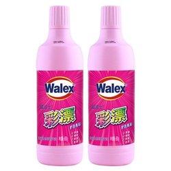 4.9元  折2.45/瓶！威洁士(walex) 彩漂 600g*2优惠装