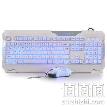 现代 M99 超级玩家炫彩游戏键鼠套装 京东商城价格