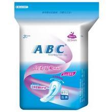 ABC 超极薄 干爽网面 卫生巾 323mm*3片*21包 84元 (123-40 )
