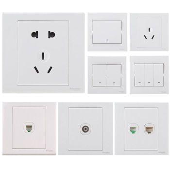 Schneider Electric 施耐德 如意系列 三室一厅47只 开关插座套餐 439元 （459-20 ，还可满 500 -100 ）