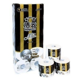 洁云 三层平纹柔韧卷纸 360节*10卷装 苏宁易购价格