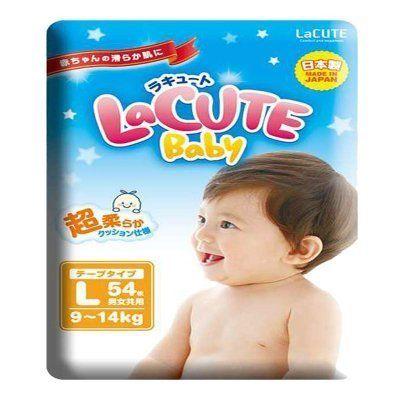 LaCUTE 乐可爱 日本纸尿裤大号L54片*2包 168元 (买二付一后)