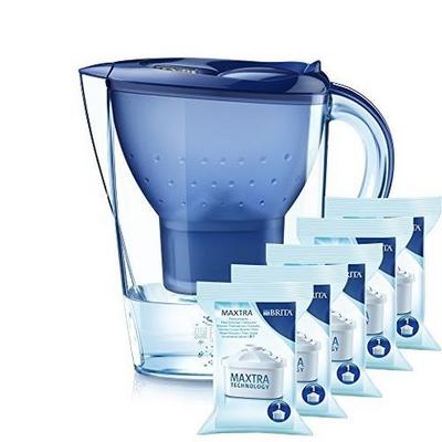 Brita 碧然德 滤水壶 Marella XL 3.5L 一壶5芯（蓝色） 349元 （Z秒杀）