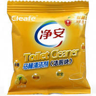 净安马桶蓝泡泡洁厕块（柠檬香）50g 0.9元  ，0.9元
