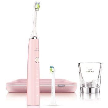 飞利浦（PHILIPS）HX9362/67 奢宠礼遇粉钻牙刷 声波震动牙刷 1999元