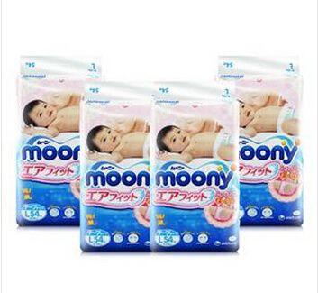 moony 尤妮佳 婴儿纸尿裤 L54片*4包 380元 （385-5 ）