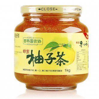 KOREA NONGHYUP 韩国农协 蜂蜜柚子茶 1kg*2罐 59.99元