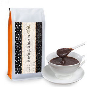 淳食养道 黑芝麻核桃黑豆粉500g*2（送套餐伴侣包，内含胶原蛋白大豆粉3包+野生蜂蜜3包） 68.8元 （73.8-5 ）