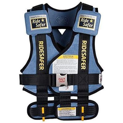 美国艾适RideSafer3穿戴式汽车儿童安全座椅便携背心适于3-6 岁(体重13.6-27.2 公斤)小号蓝色(美国进口,通过美国FMVSS213认证,便携式,旅游可携带)美国亚马逊同款畅销商品链接 www.amazon.com / dp/B00AB00GKS 858元