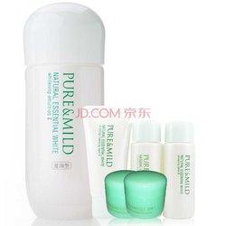 59元 泊美(PURE & MILD)芯润白乳液II6件套 (乳液120ml+洁面膏中样+化妆水中样+乳液中样+塑颜精华霜小样2片)