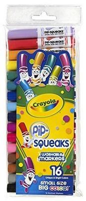 Crayola 绘儿乐 16色可水洗短杆粗头水笔 58-8703  49元