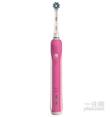 折合239元 /件 Oral-B 欧乐B D16.523U 600 3D智能电动牙刷*2（粉、蓝情侣款） 亚马逊Z秒杀特价