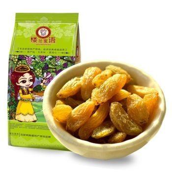 手机端：楼兰蜜语新疆金凰后葡萄干225g 5包39.9元