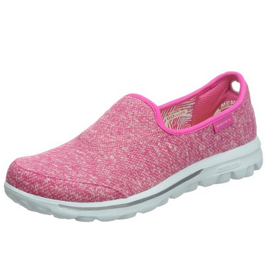 279元 Skechers 斯凯奇 GO WALK女款记忆棉一脚蹬休闲鞋 亚马逊Z秒杀 国内低价