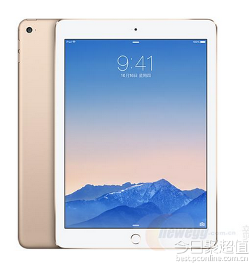 Apple 苹果 iPad Air 2 WLAN版 64GB 金色 3978元 包邮