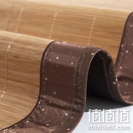 远梦家纺单人加大低碳超滑磨光竹+藤两用凉席子