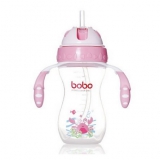 乐儿宝 BB309-P一瓶两用学饮杯260ML 亚马逊价格