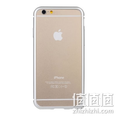 倍思iphone6弧系列金属边框银色款