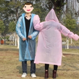 成人便携半透明雨衣