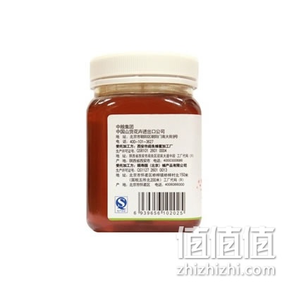中粮山萃山花蜂蜜