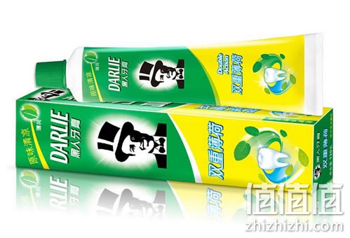 黑人双重薄荷牙膏