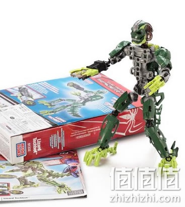 美高Lizard Man Techbot蜥蜴人积木拼插玩具