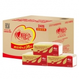 心相印 红悦系列3层抽纸 130抽*24包 京东手机端价格