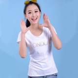 中意一生 女士莫代尔修身时尚T恤
