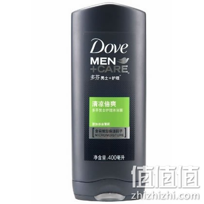多芬清凉倍爽沐浴露+双面舒适浴擦