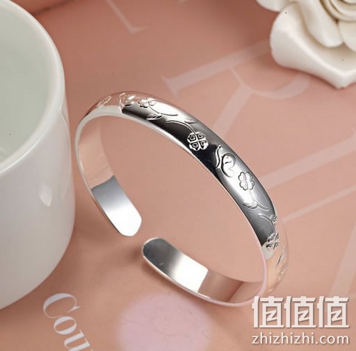 上弦月YS025银镯