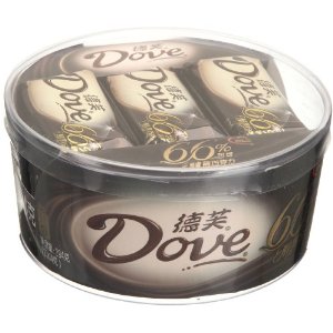 Dove 德芙 醇黑巧克力66%  碗装 294g 29.9元
